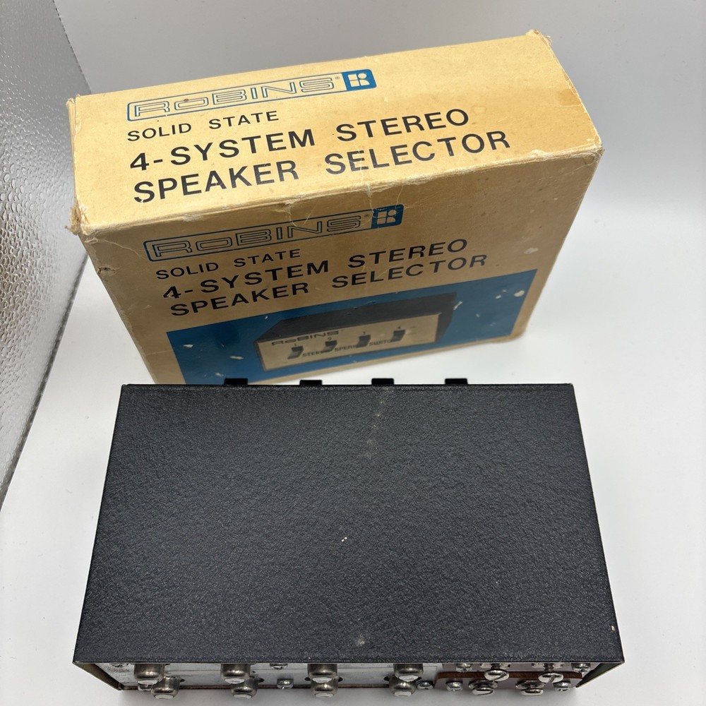 Vintage Robins 47-500 Solid State 4-System Stereo Speaker Selector Switch READ