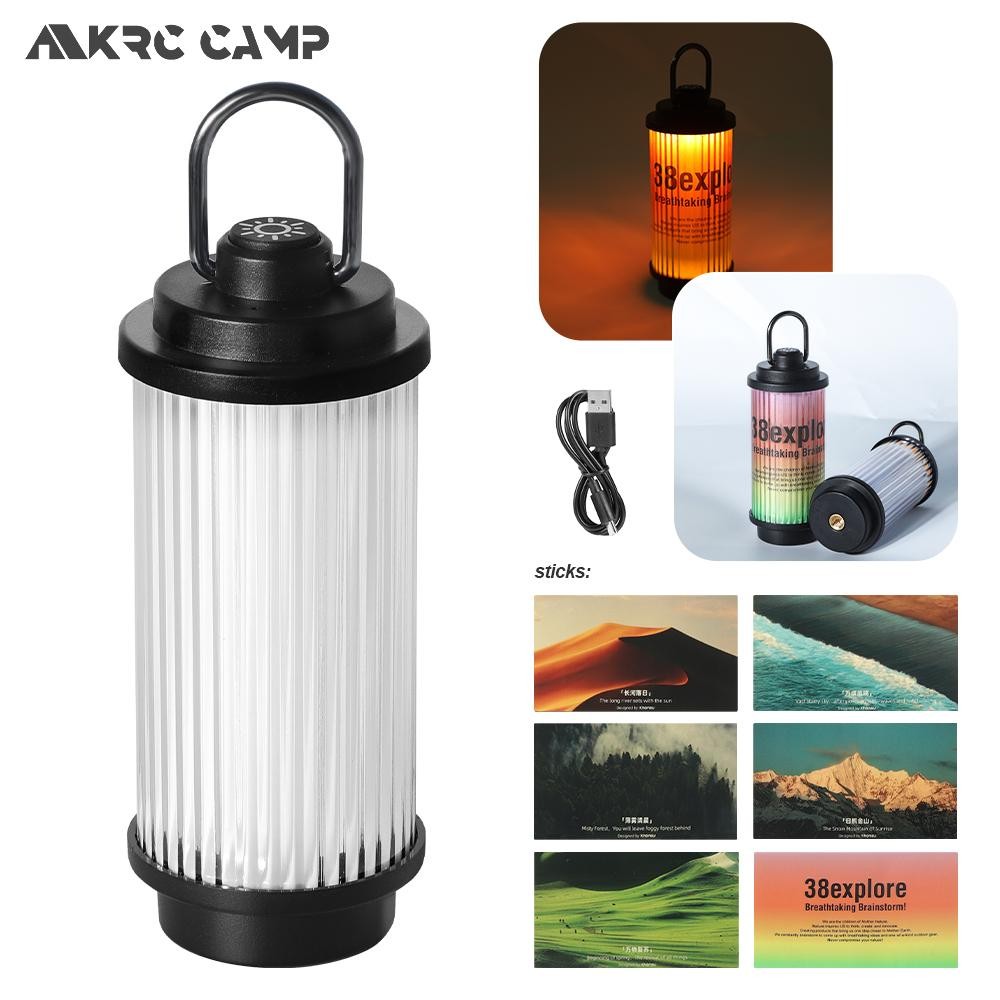 Mini 38 Light 38 Explore Camping Lamp USB Rechargeable Tent Lantern Flashlights