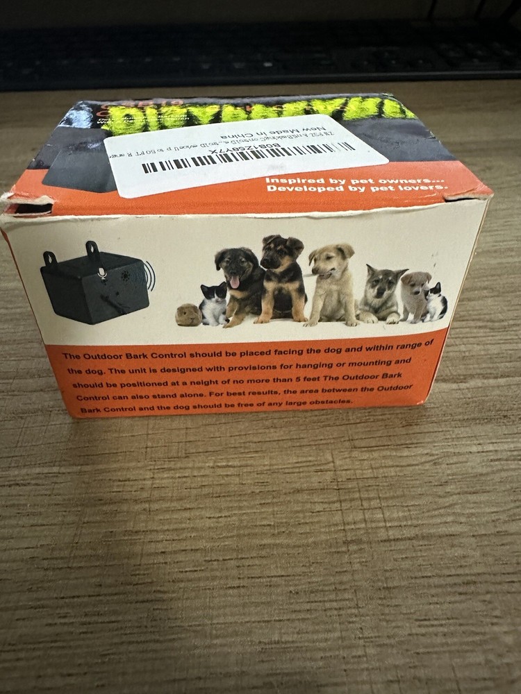 Outdoor Bark Control