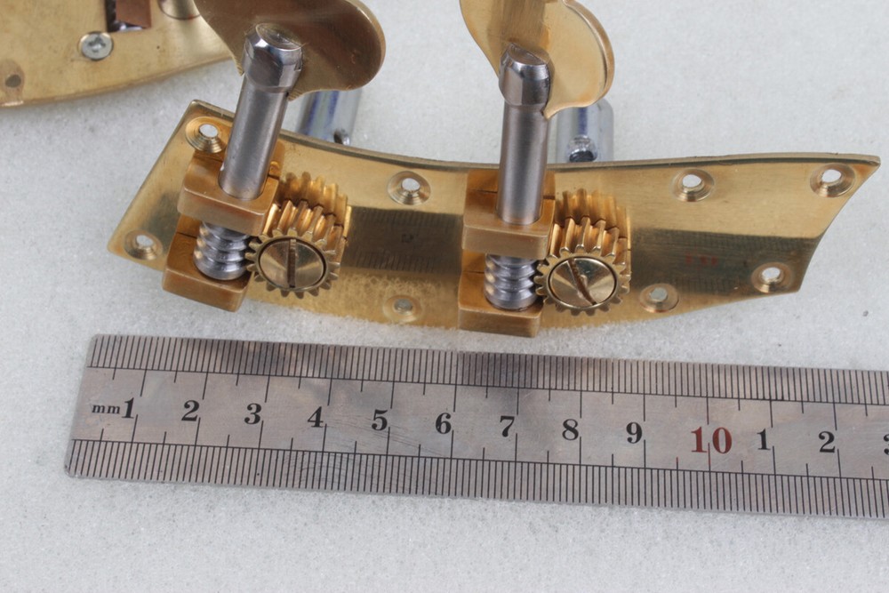 4/4 1Set Advanced Cello Peg String Winder Conjoined Cello Peg Brass Top Grade