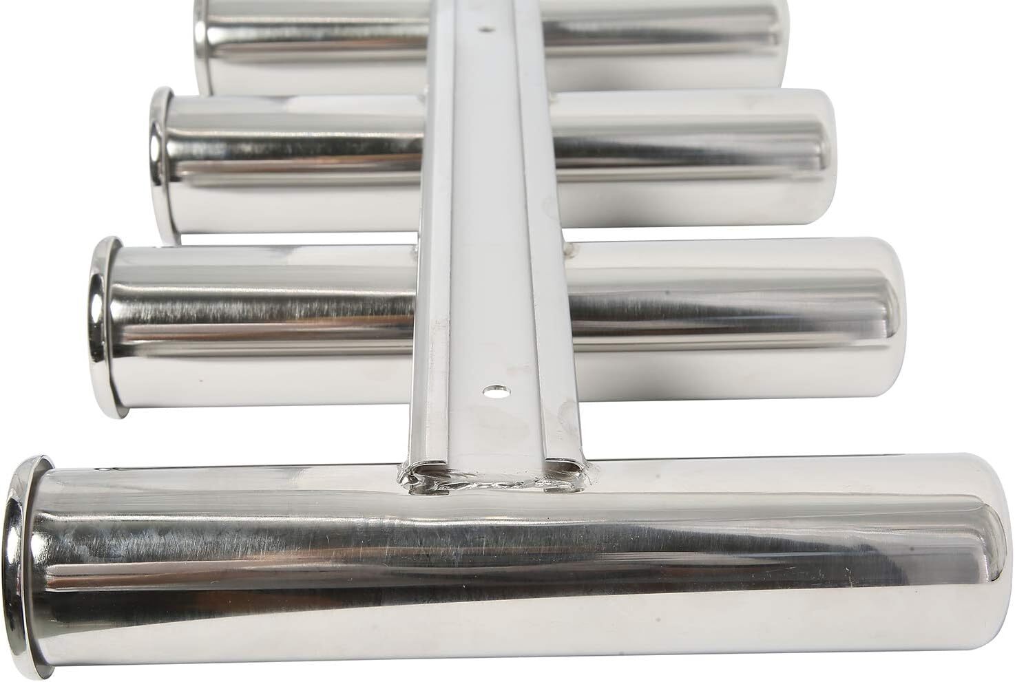 6 Tubes Boat Rod Holder Stainless Steel Boat Fishing Rod Rack for Yacht/Truck RV