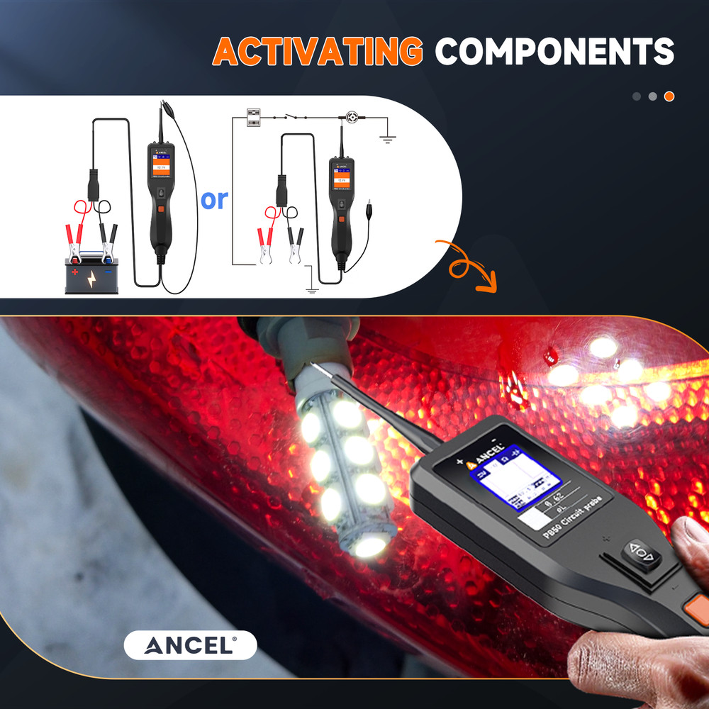 ANCEL PB50 PowerScan Circuit Tester Electrical Diagnostic Probe 12V/24V