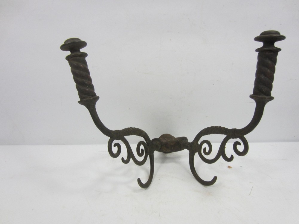 Antique Brass Hat/Coat Hall Tree Hook