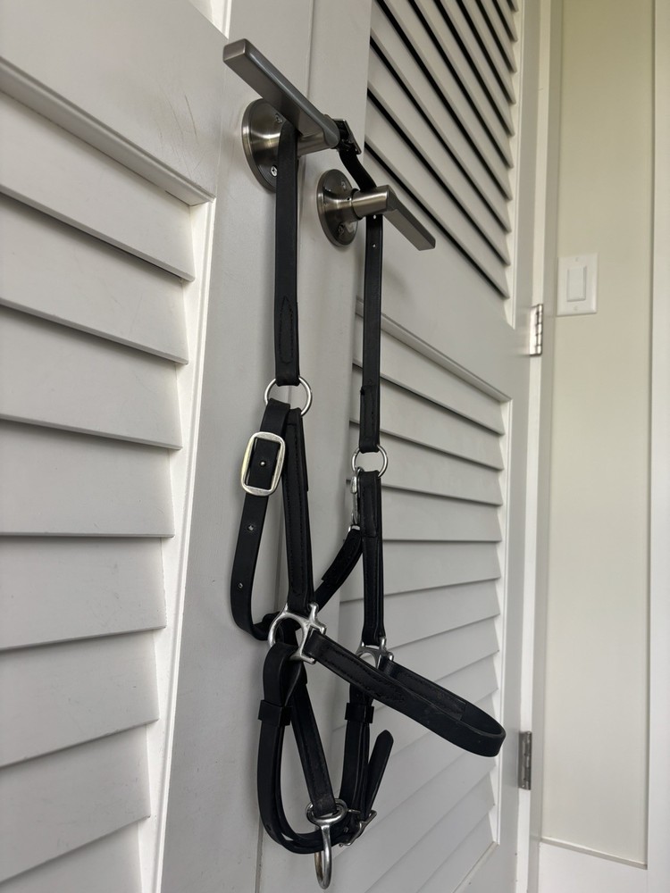 Black Beta Biothane Arab/Cob Halter