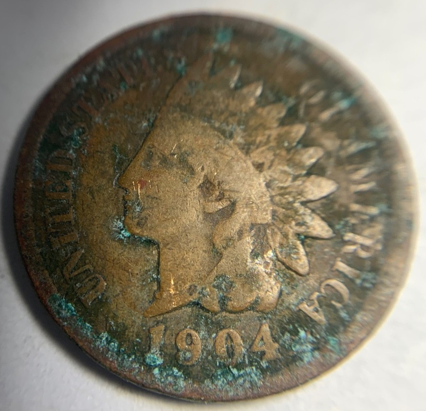 1904 Indian Head Cent Penny