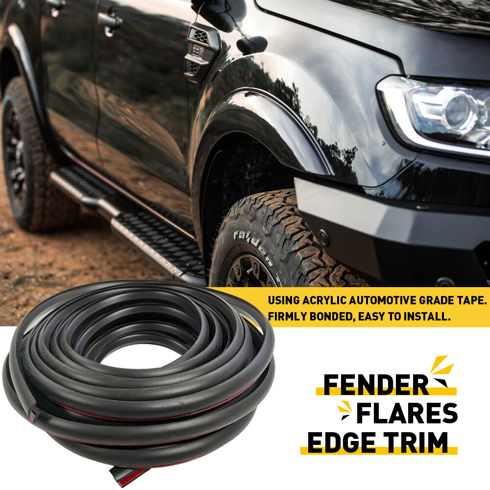 FENDER FLARE REPLACEMENT EDGE TRIM 9m Universal Flexible For Car Truck Wheel EOA