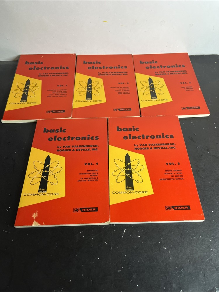 Basic Electronics Volume 1-5 1955 Rider Publication