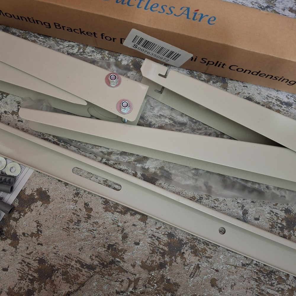 Ductless Air Wall-Mounted Bracket for Mini Split Condensing A/C Unit Support