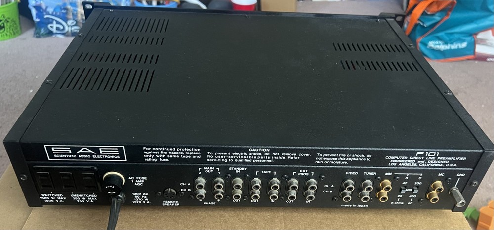 SAE P101 DIRECT LINE PREAMPLIFIER SUPERB CONDITION