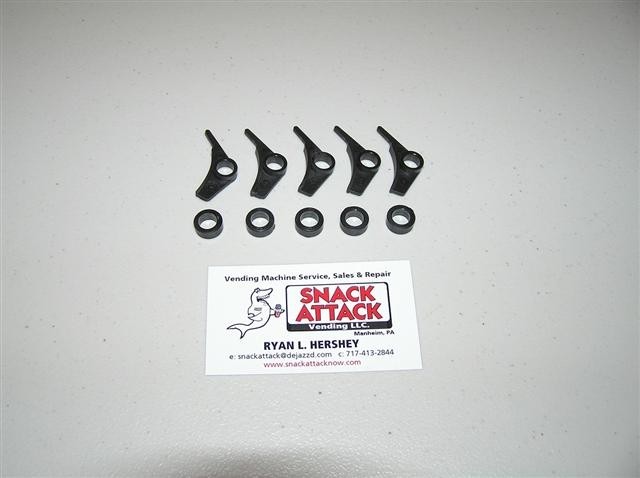 (5) ANTARES SNACK / SODA COMBO MACHINE COIN MECH INCREASE/DECREASE PRICING KIT