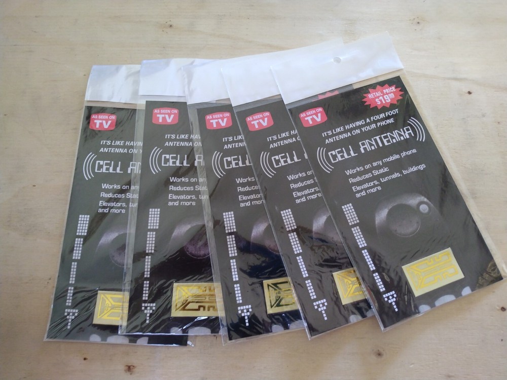 5-Pack  CELL  PHONE  ANTENNA   STICK  ON  BOOSTERS