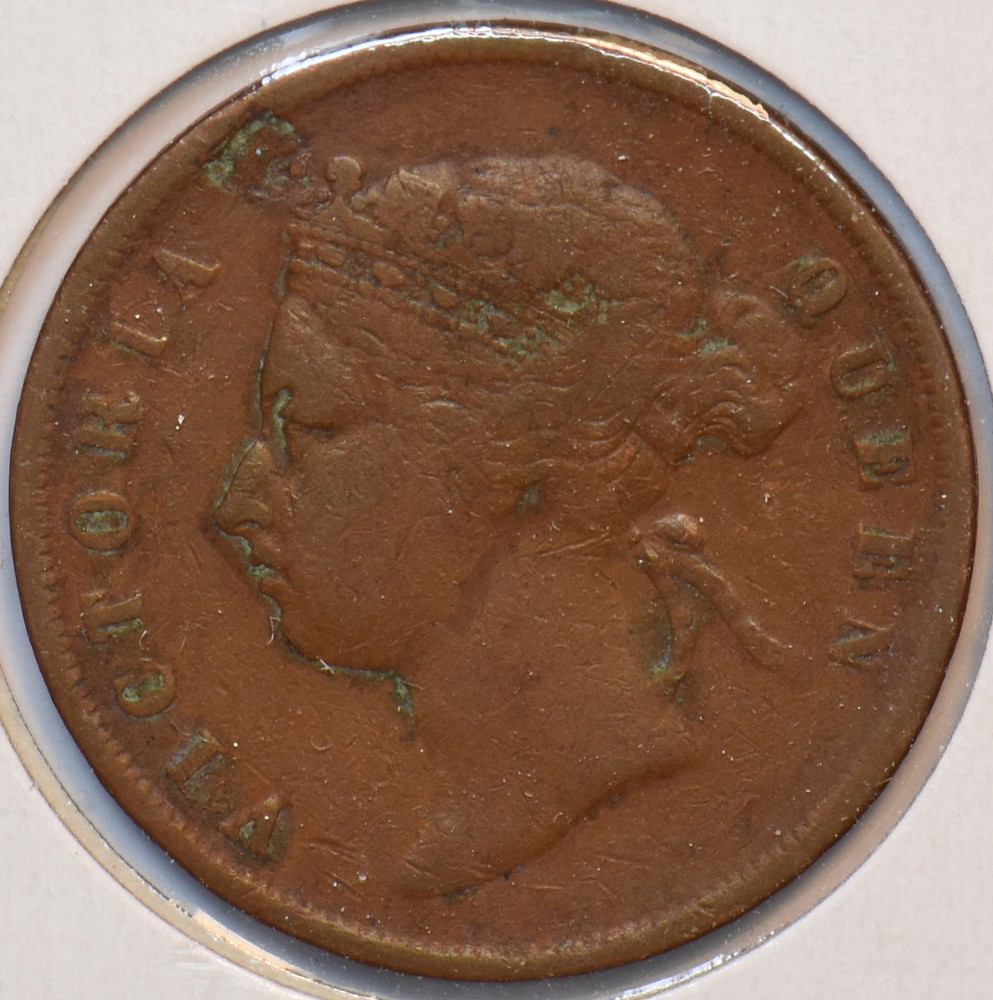 Straits Settlements 1874 Cent 294668 combine shipping
