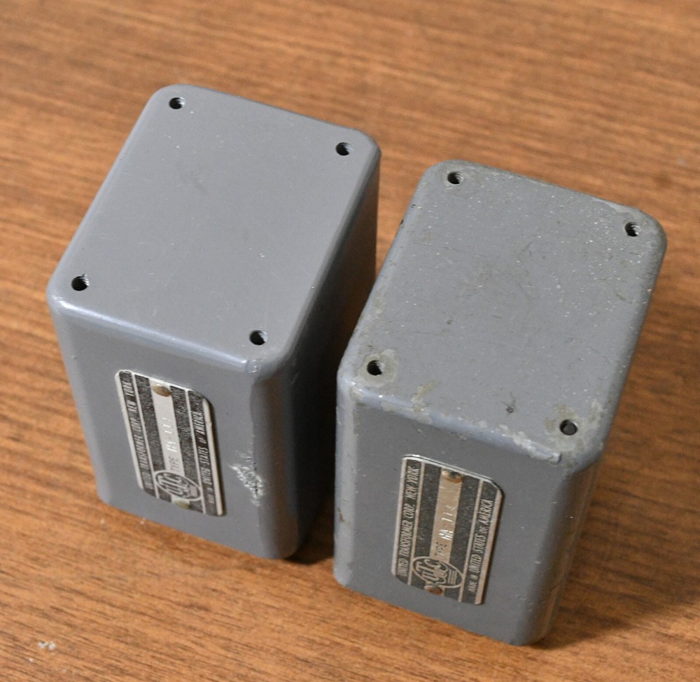Early UTC HA-114 super permalloy core input/output transformer for preamp