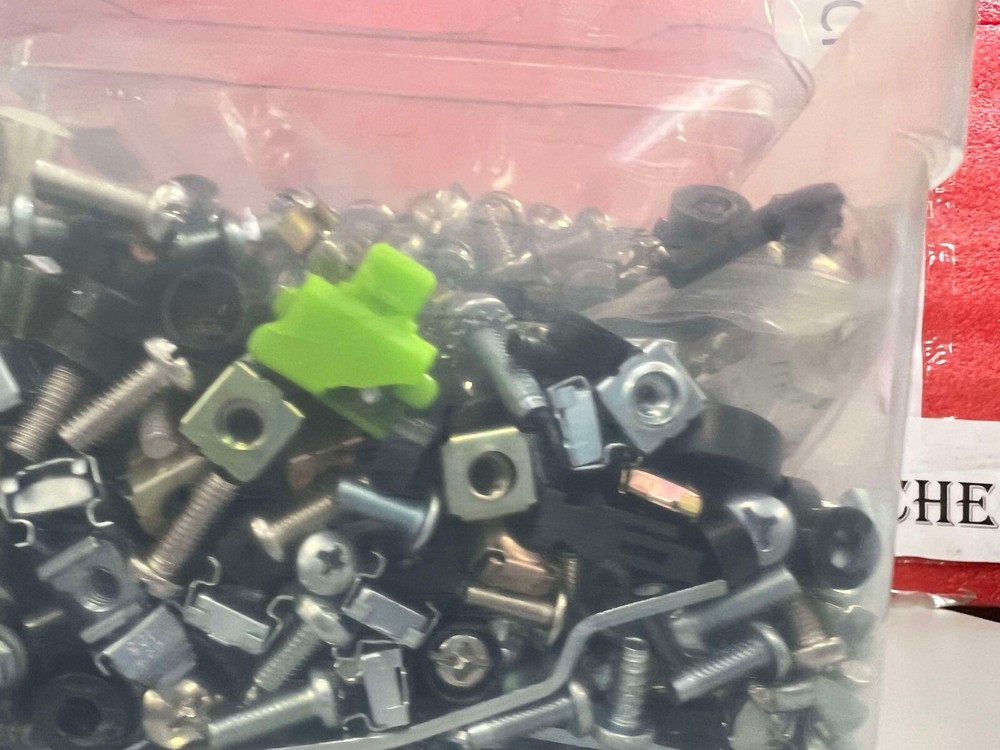 40 LB Rack Mount Screws and Cage Nuts for Rack Mount Server Cabinet