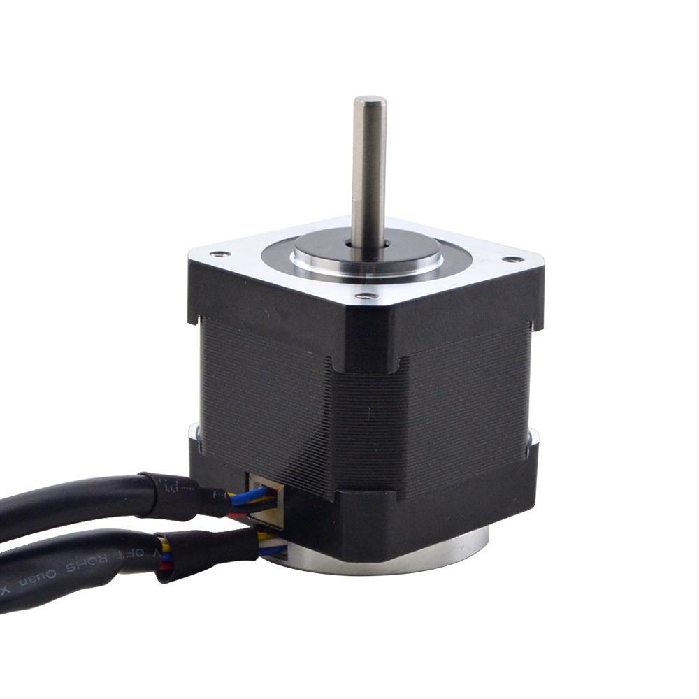 STEPPERONLINE Nema 17 Closed Loop Stepper Motor 64oz.in 1.5A w/ Encoder 1000PPR