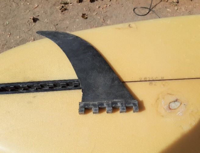 Vintage Ventral Surfboard Fin Box Rare