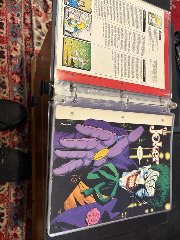 Comic Book Bio Binder