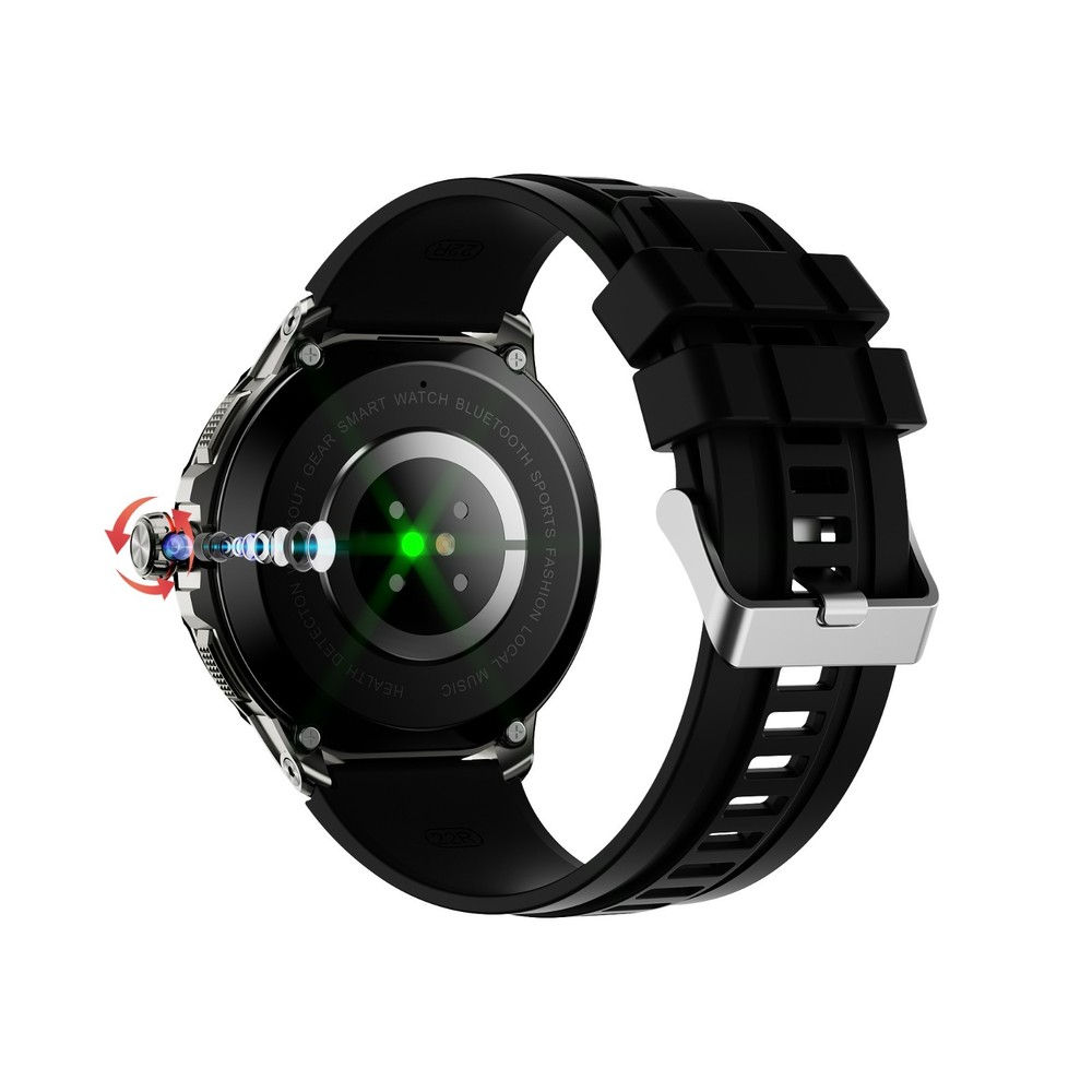4G Smart Watch Android 1.75" AMOLED Display Camera GPS NFC Heart Rate Tracker