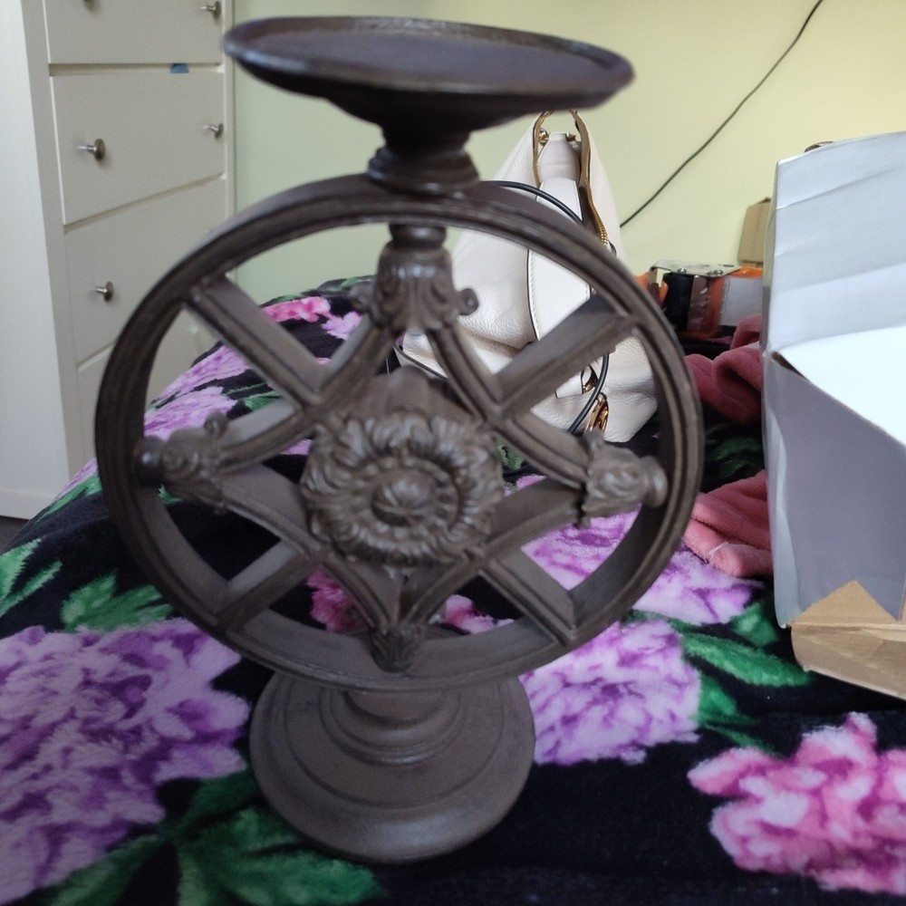 LENOX NAUTICAL IRON FINISH CANDLE HOLDER NEW