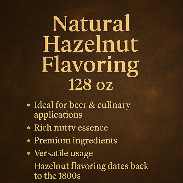 LD Carlson Natural Hazelnut Flavoring 128 oz