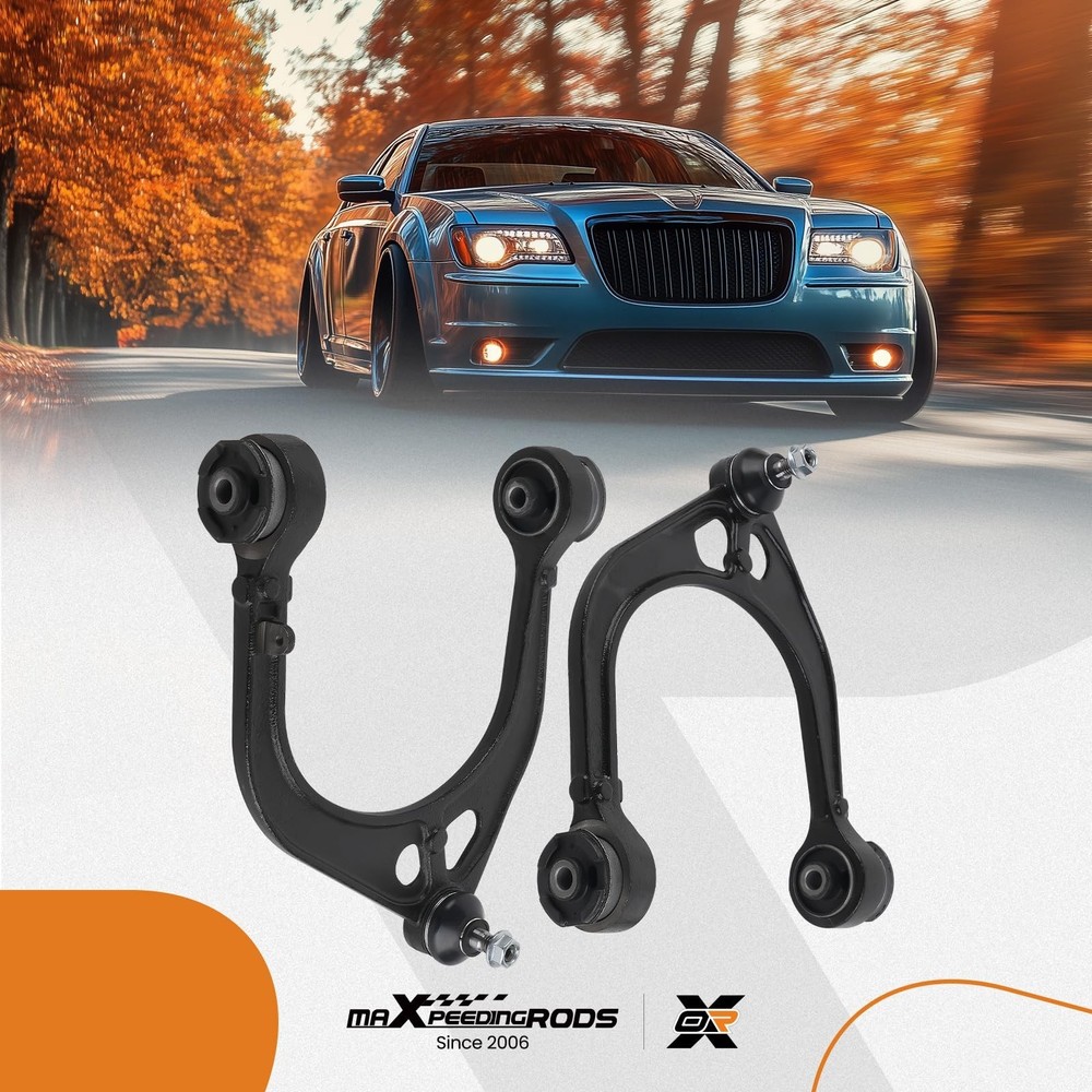 maXpeedingrods 2Pc Front Upper Control Arm w/Ball Joint for Dodge Charger 200...