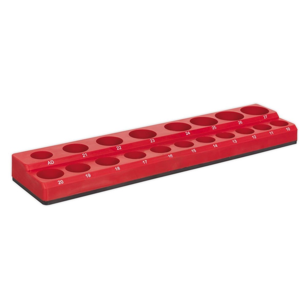 Sealey AK27087 Socket Holder Magnetic 1/2"Sq Drive Capacity 19 Sockets