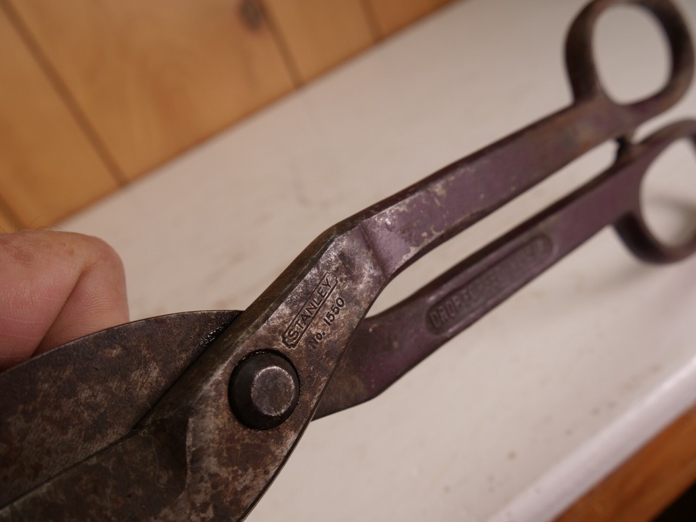 Vintage Stanley Tin Snips 1550 TESTED