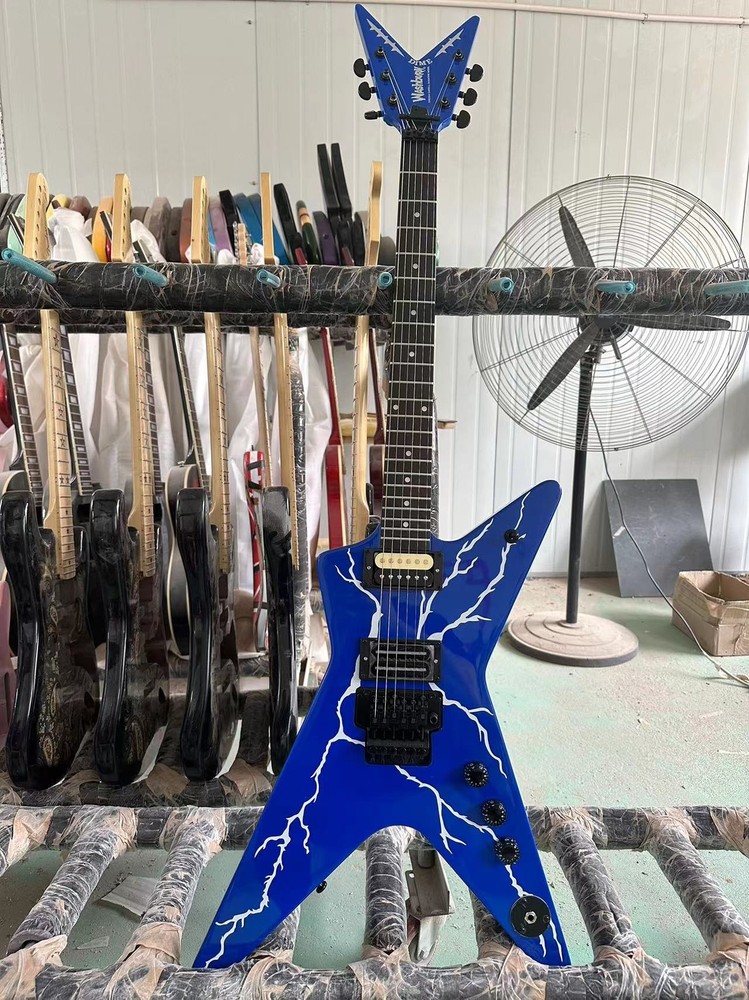 Factory Customized 6-string Irregular Shape Electric Guitar with A Top Quality