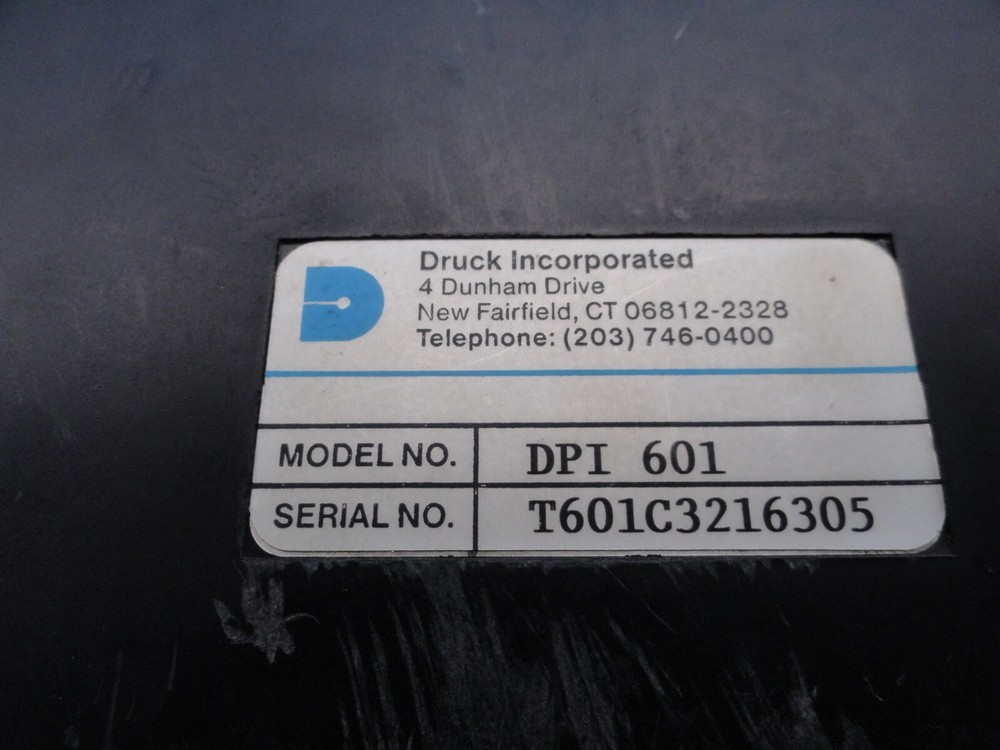 DRUCK DPI 601 DIGITAL PRESSURE INDICATOR (UNTESTED)