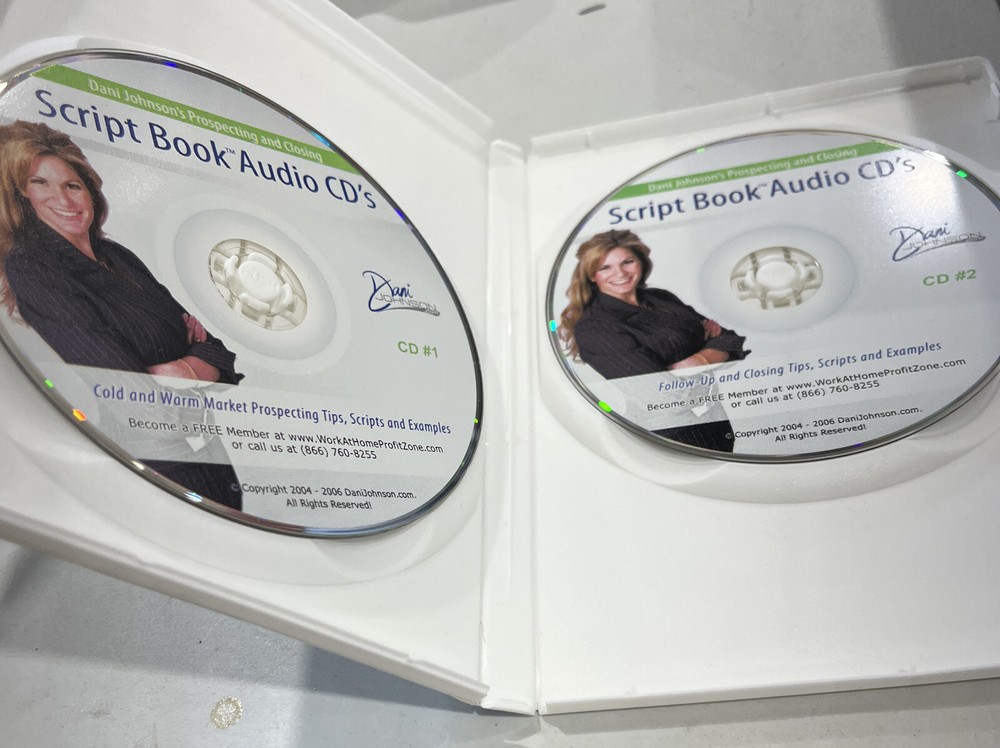Dani Johnson scrip book audio CD’s