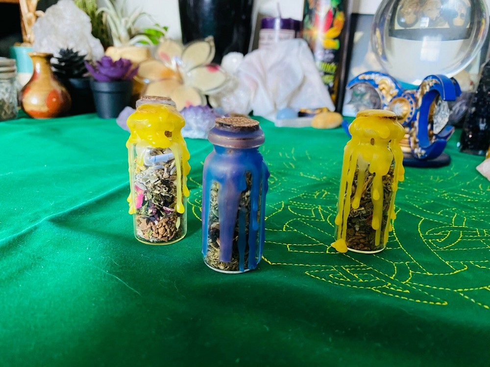 Custom Spell Jar - Money Spell and Prosperity