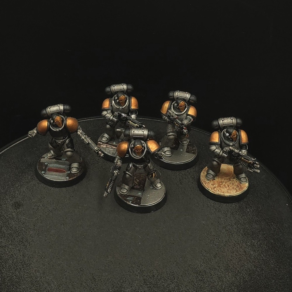 Pro Painted Warhammer 40k Primaris Intercessors ×5 IW4 Games Workshop