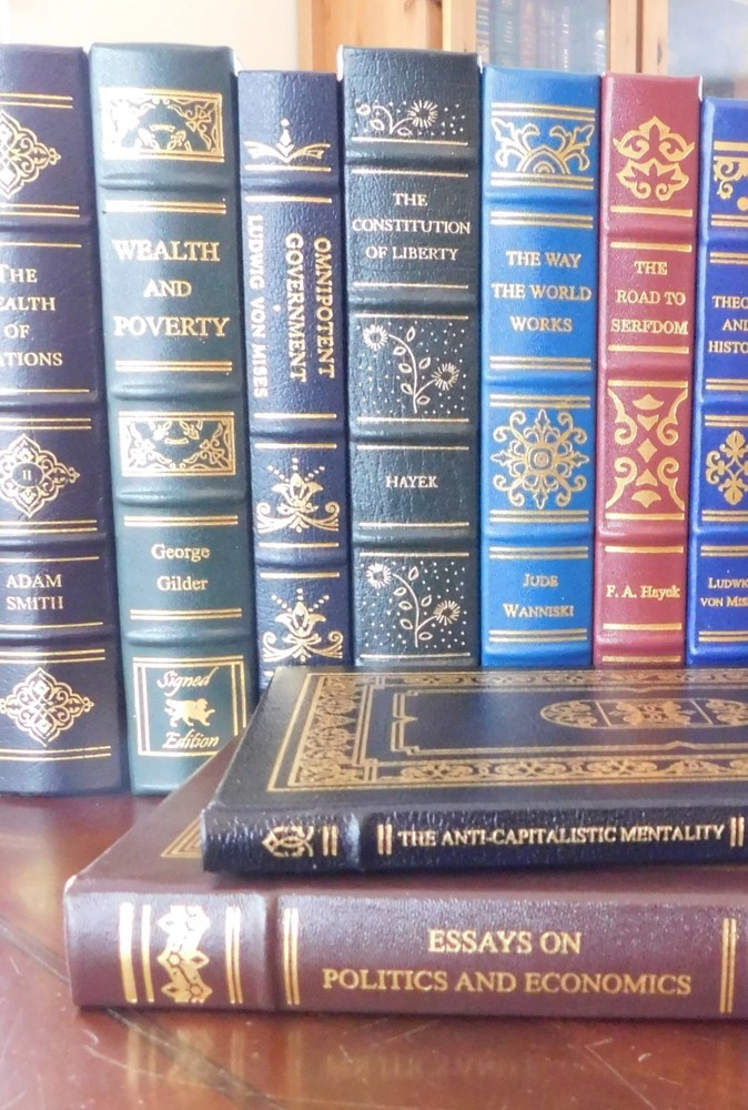 8 VOLUME CAPITALIST COLLECTION Gryphon Classics Leather