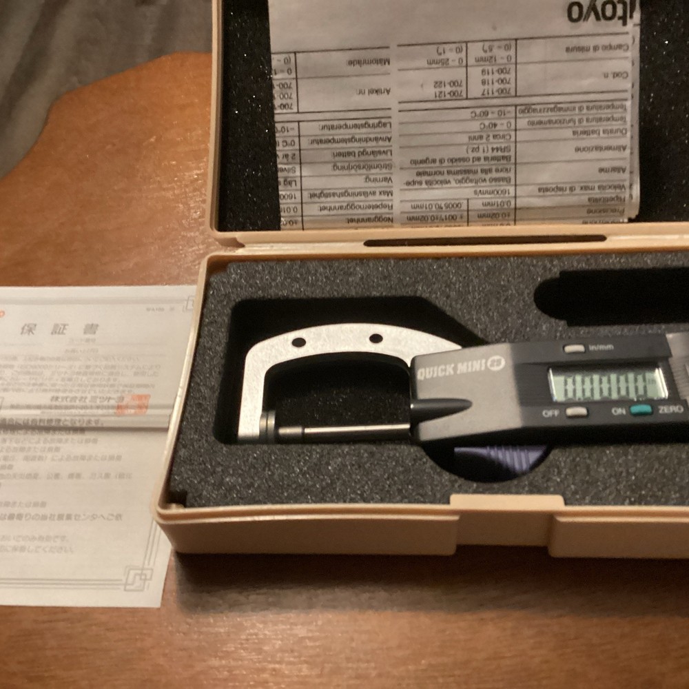 mitutoyo quick mini 25 Model PK-0510SU