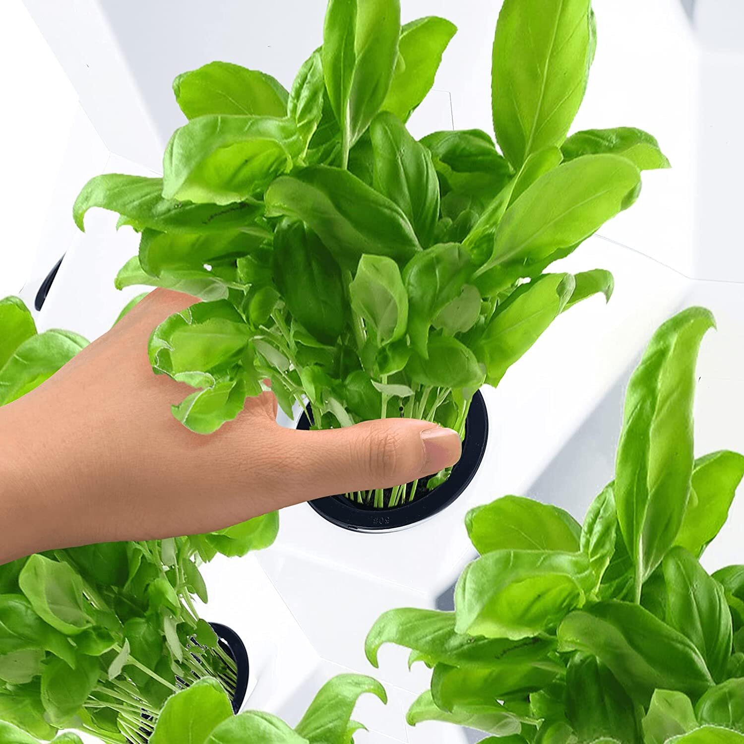 Vertical Hydroponic Garden Tower System Aeroponics Home Grow Kit 10 Layer 80Pots