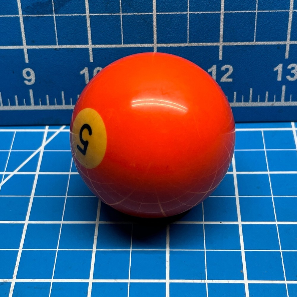 Vintage Replacement #5 Billiard Pool Ball 2 1/4" Diameter