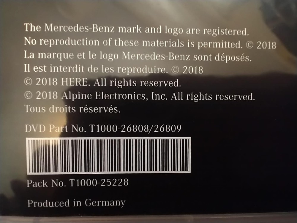 2009-2012 Mercedes ML GL E CLS SL Class Navigation DVD Map Final 2017 Update OEM
