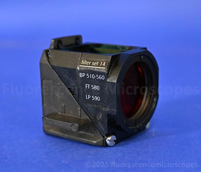 Zeiss Filter Set 14 Dichroic Filter Cube for Fluorescence Microscope BP 510-560
