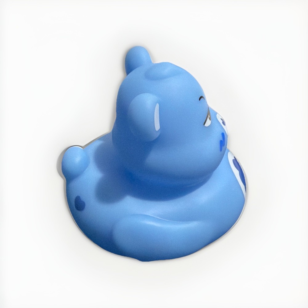 Grumpy Bear CARE BEAR Rubber Duck Approx 3”