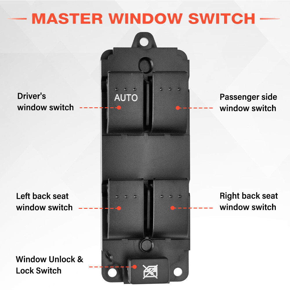 For 2004-2009 Mazda 3 Master Power Window Control Switch Driver Side BN8F66350A