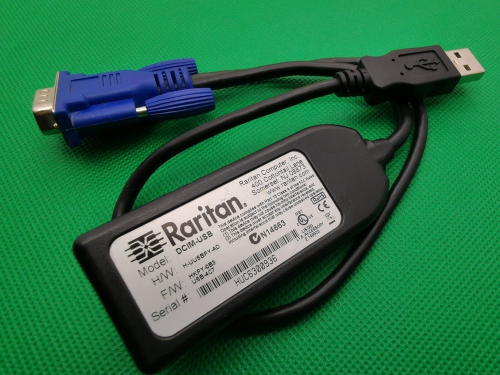 Raritan Dominion DCIM-USB USB KVM KX Switch CIM POD Interface Module Cable