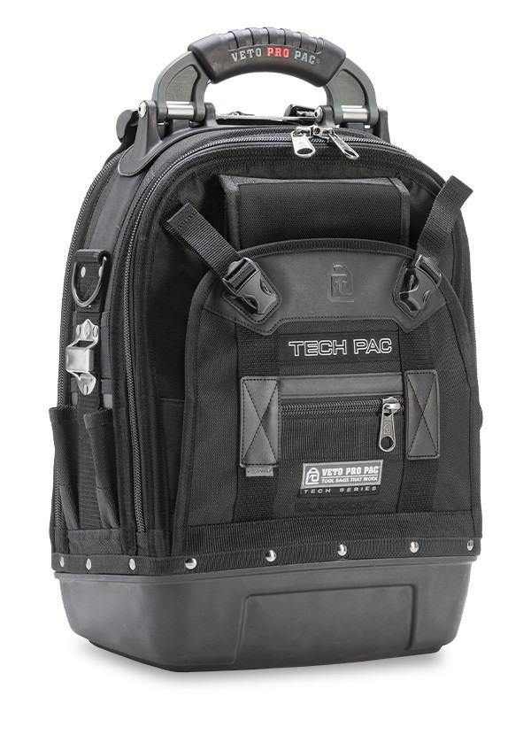 Veto Pro Pac TECH PAC Blackout Large Customizable Backpack