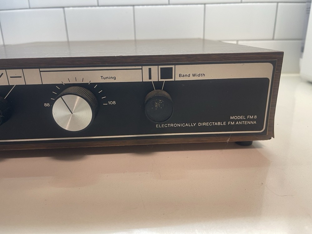 Vtg The Beam Box by BIC Model FM 8 Electronically Directable FM Antenna Untested
