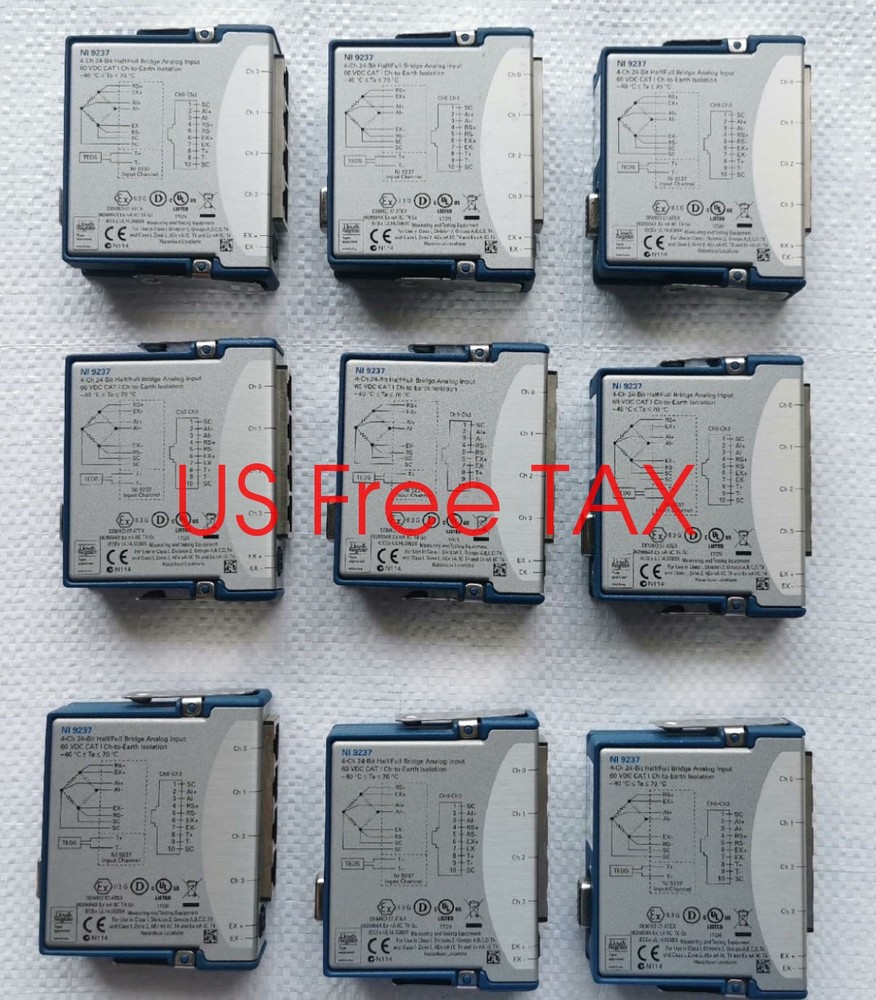 National Instruments NI 9237 cDAQ Strain / Bridge Input Module, RJ50 US STOCK