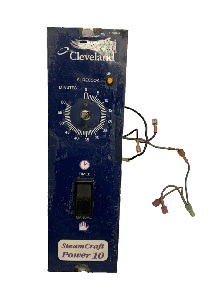 Cleveland 24CGP10 Steamcraft Power 10 Front Panel Assembly | Missing Dial