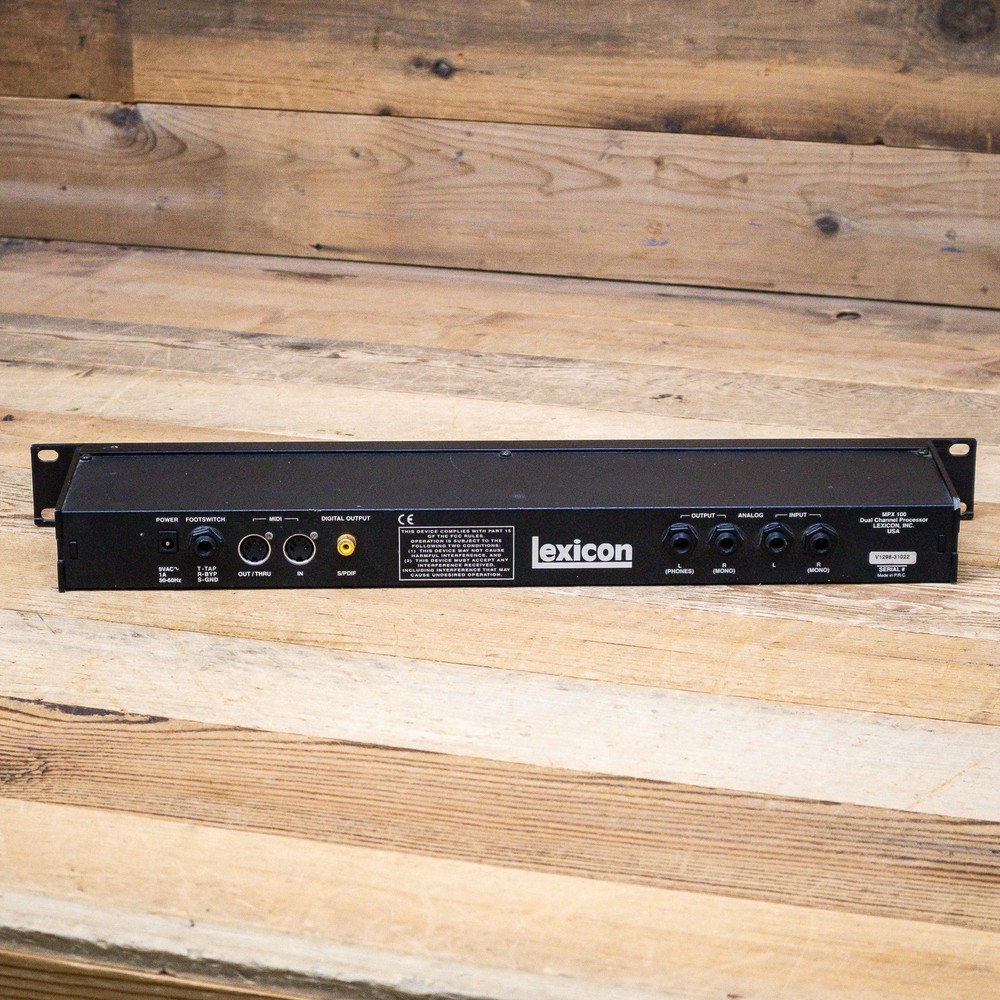 Lexicon MPX-100 Multi-Effects Processor MPX100 FX Chorus Delay Reverb U270663