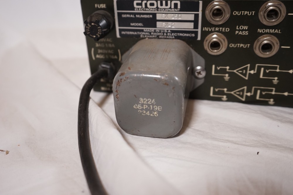 Crown VFX-2 Dual Channel Filter Cross-Over Untested