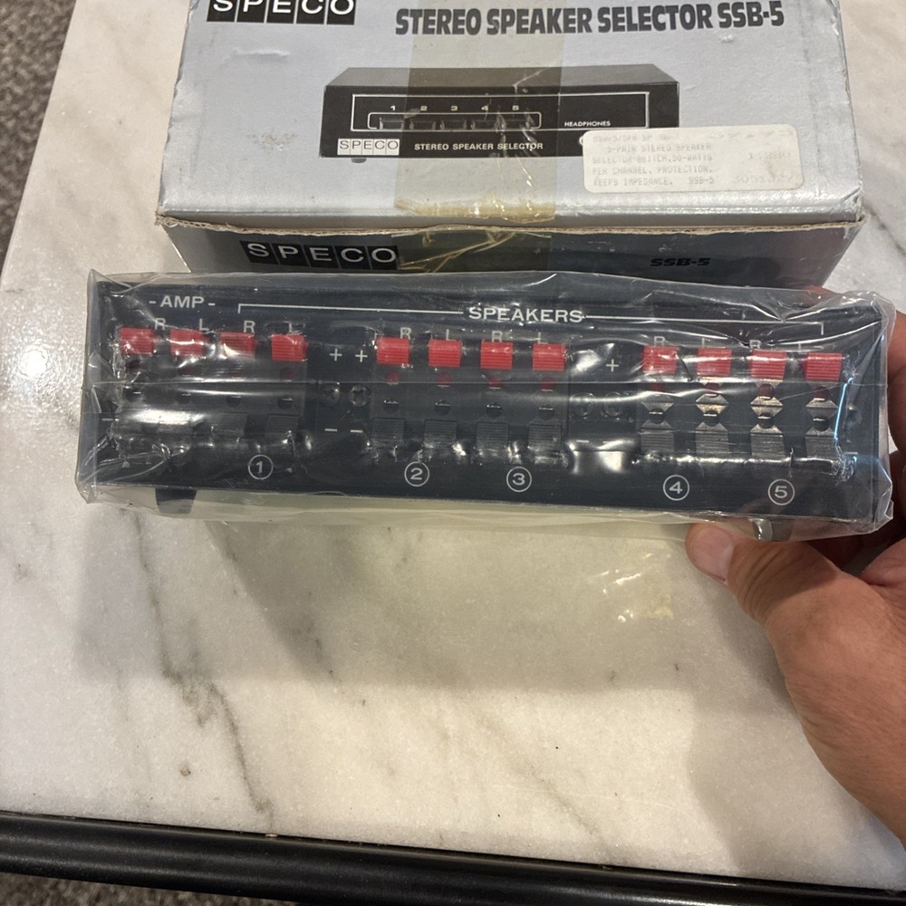 SPECO SSB-5 STEREO SPEAKER SELECTOR