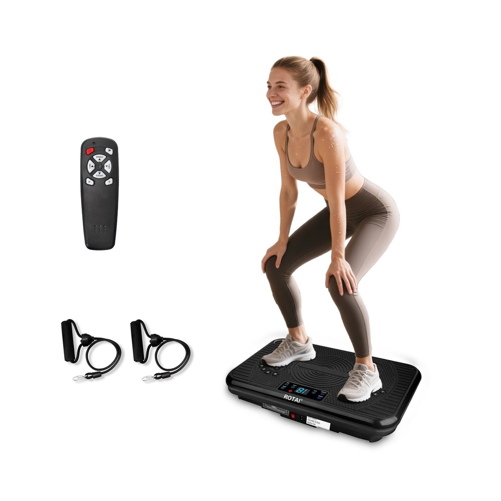 Shake Plate Vibration Exercise Machine for Lymphatic Drainage Massager & Weig...