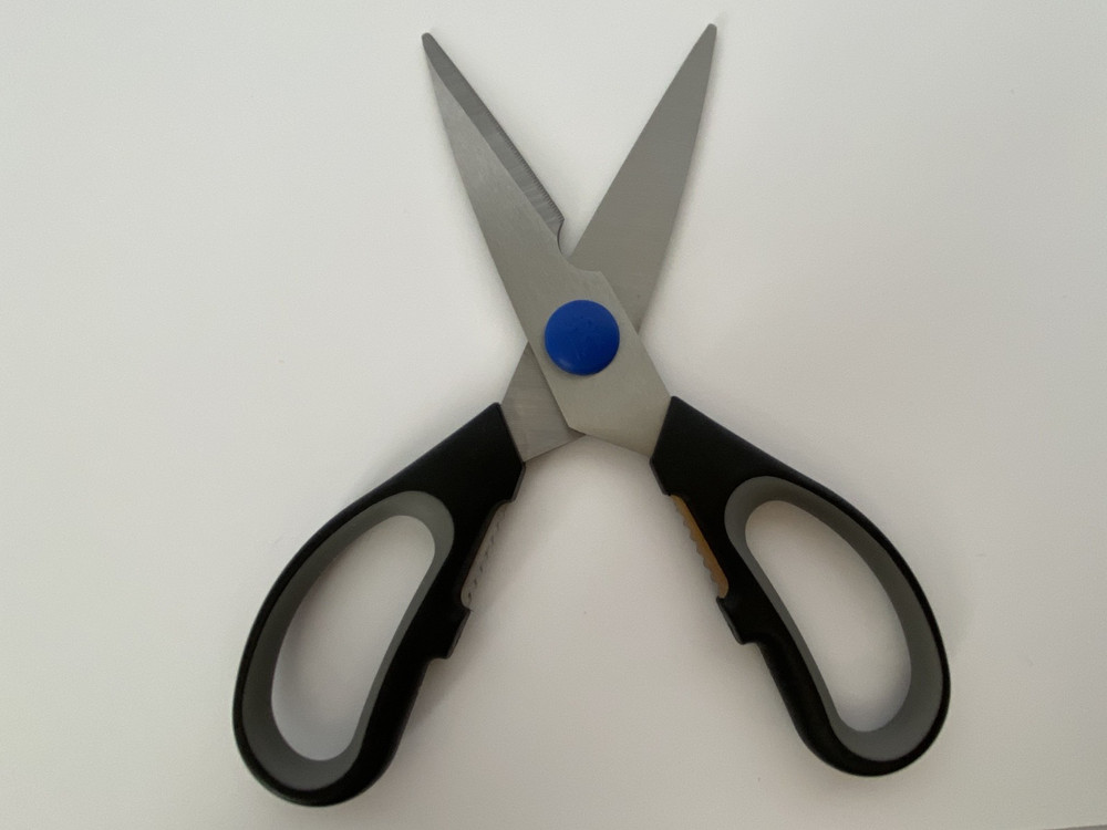 Kitchen Scissors & Knife Sharpener Set Stainless Steel Shears Non -Slip Handle